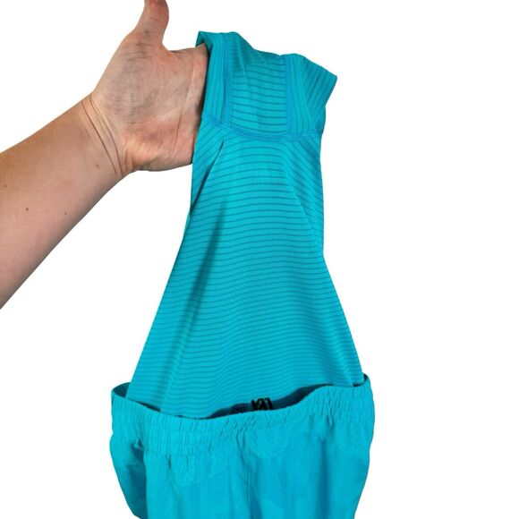 VRST Aqua Blue Lined Running Shorts Active Gym Workout Mens XXL - Picture 6 of 6